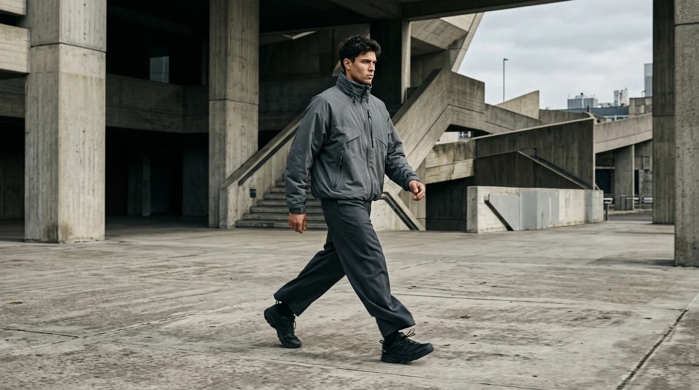 FORM Look 01 — Kinetic Urban Stride