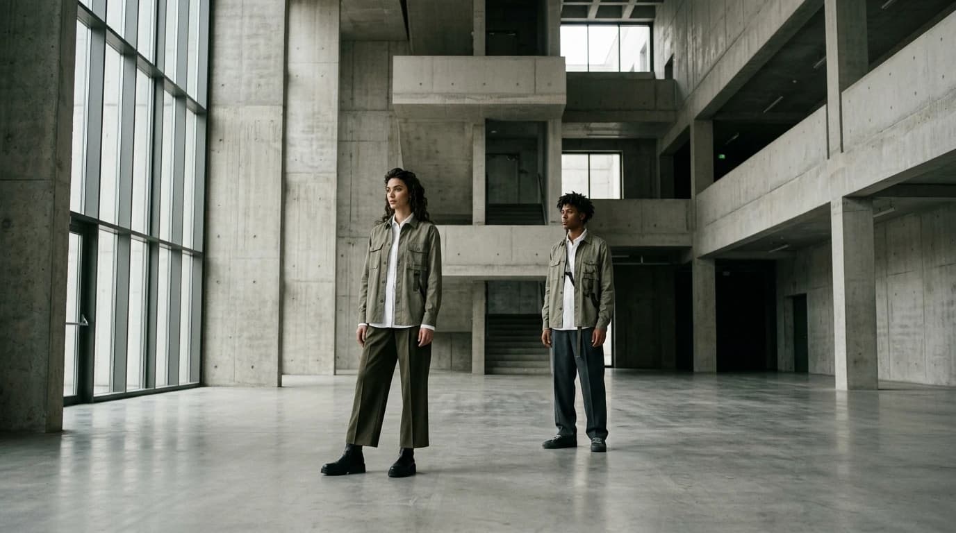 FORM Look 09 — Dual Atrium Spatial Ensemble