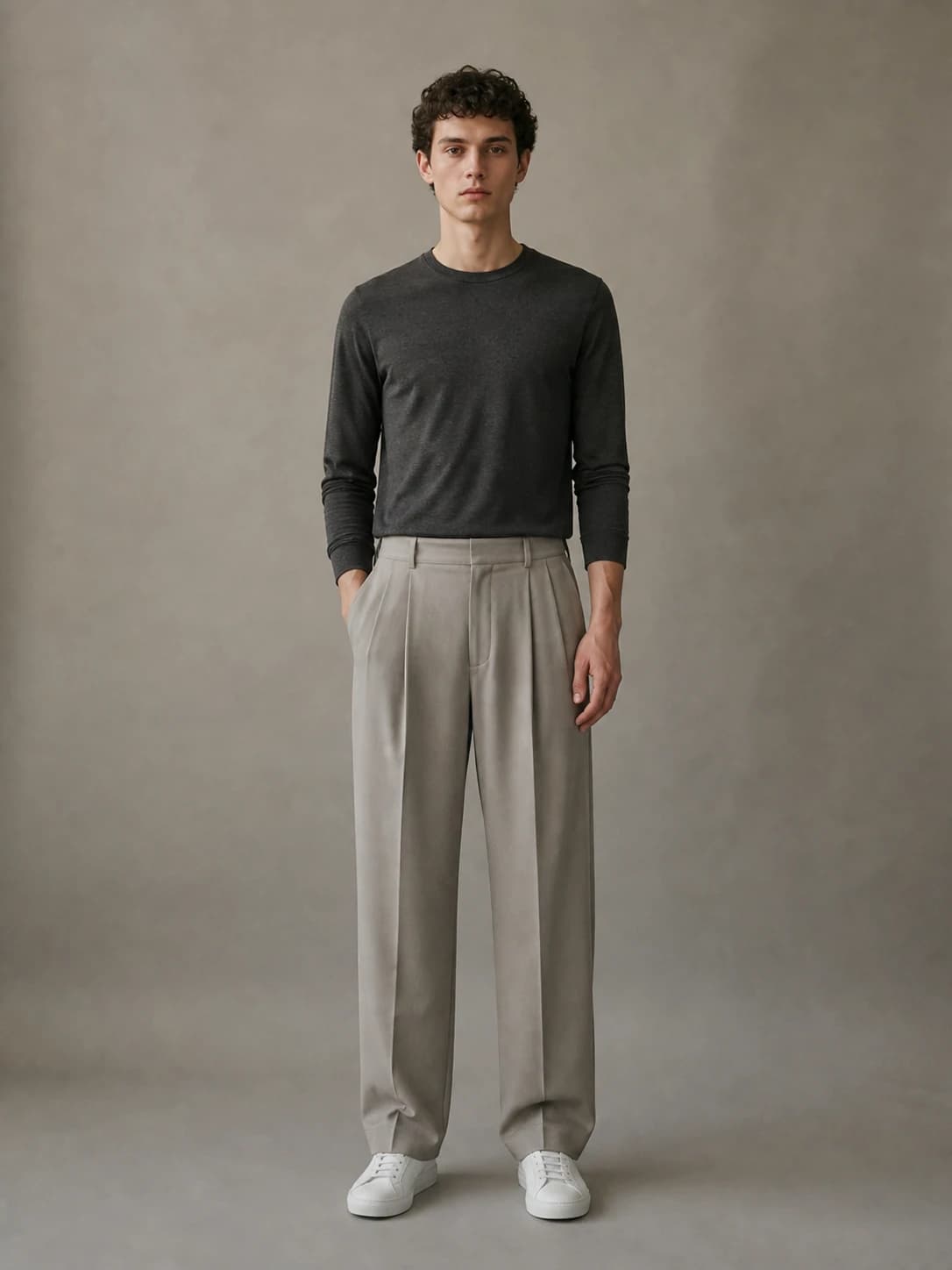 Fluid Pleat Pant