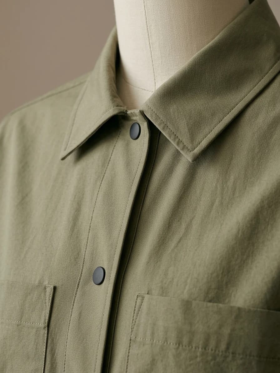 P04 Utility Overshirt - Snap Hardware & Chest Storage